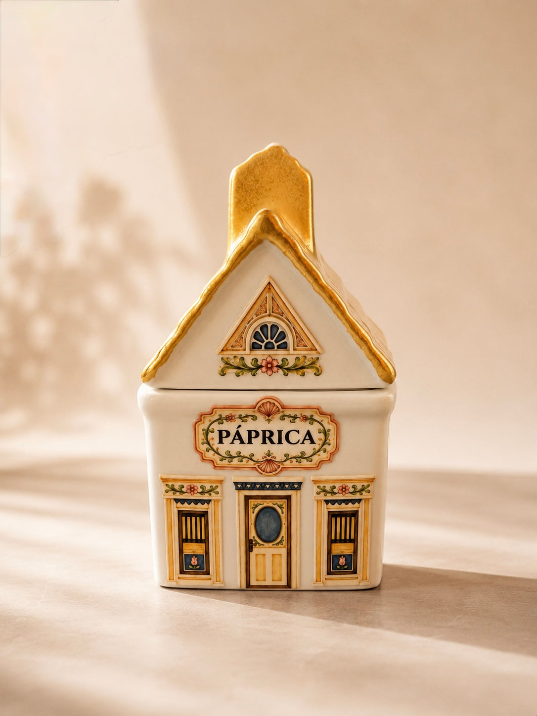 Porta Temperos Casinha de Porcelana Dona Alzira