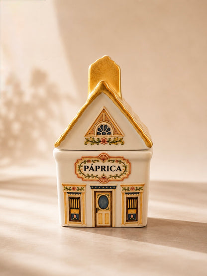 Porta Temperos Casinha de Porcelana Dona Alzira