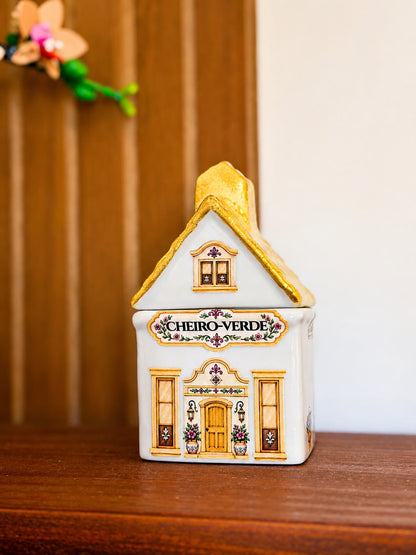 Porta Temperos Casinha de Porcelana Dona Alzira
