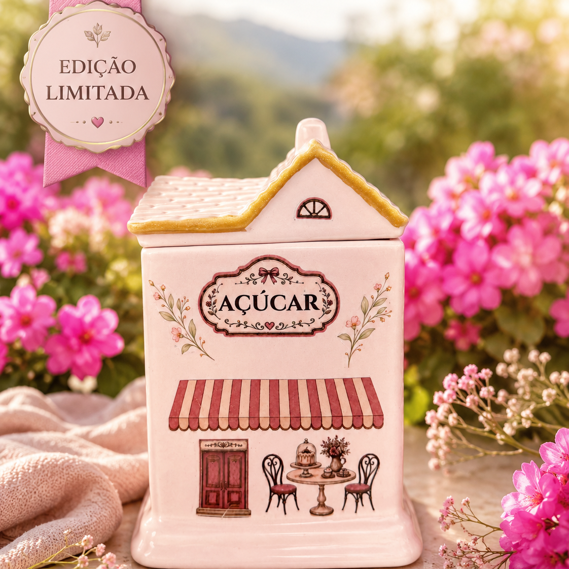 Porta Mantimento Sobrado de Porcelana Dona Alzira