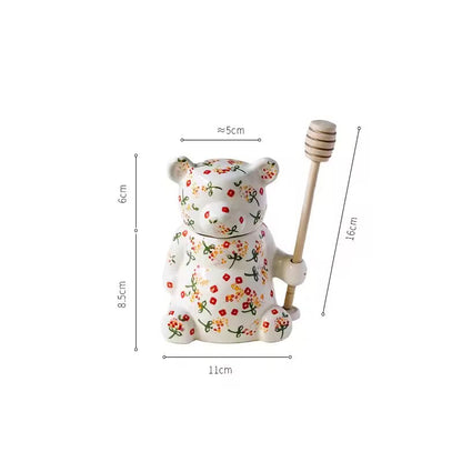 Pote de Mel de Porcelana Ursinho Vó Dolores