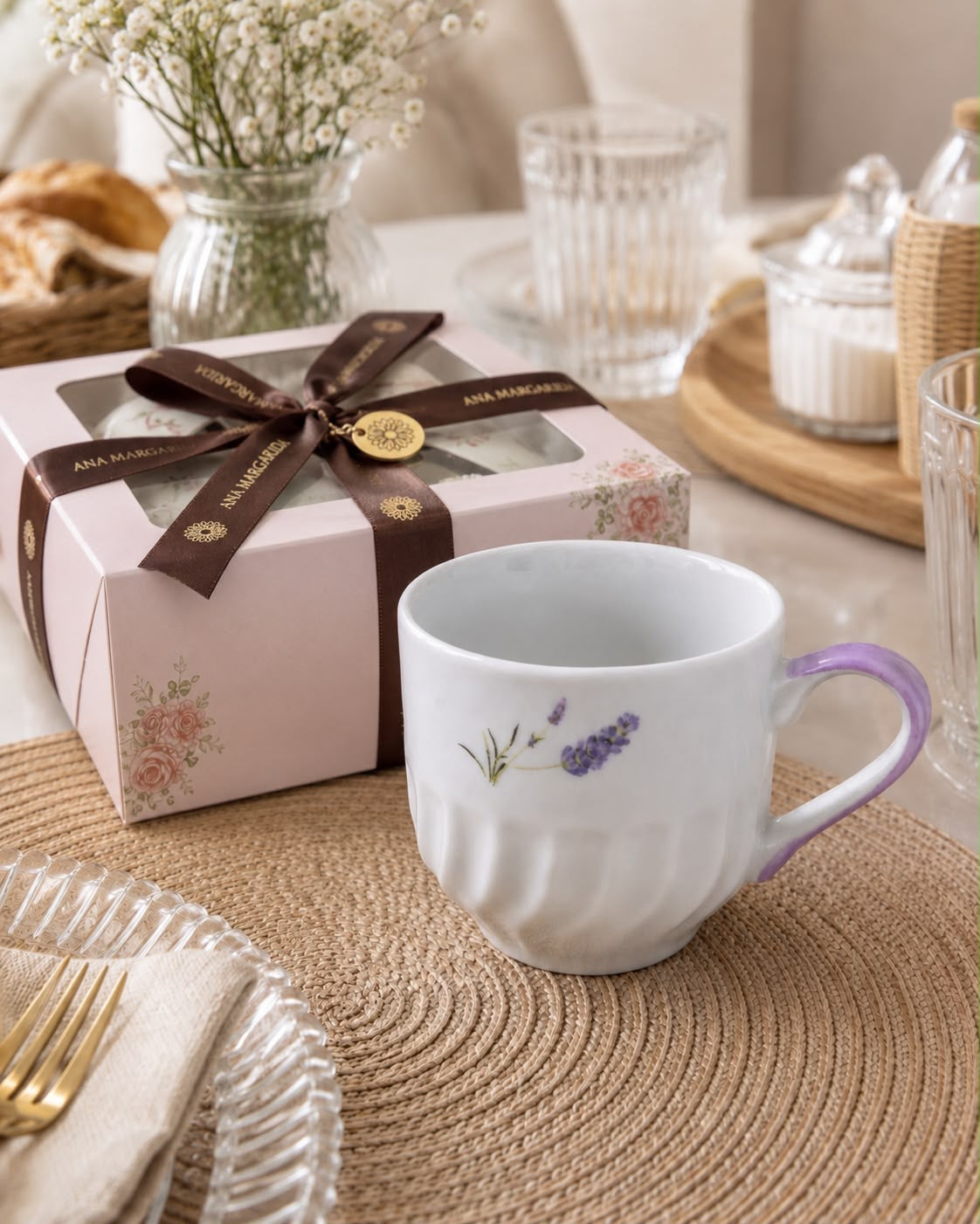 Porcelana de Lavanda Dona Maria